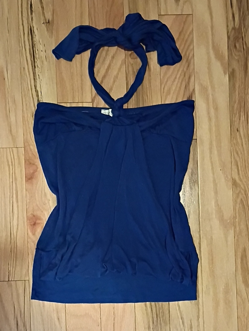 Moa Moa Cobalt Blue Halter Top